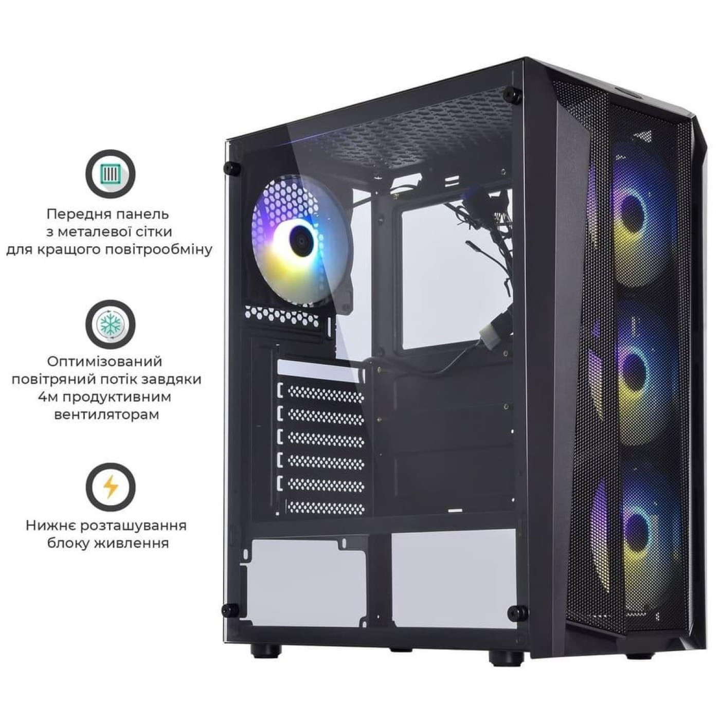 Корпус QUBE BOREY Black (BOREY_F5NU3)