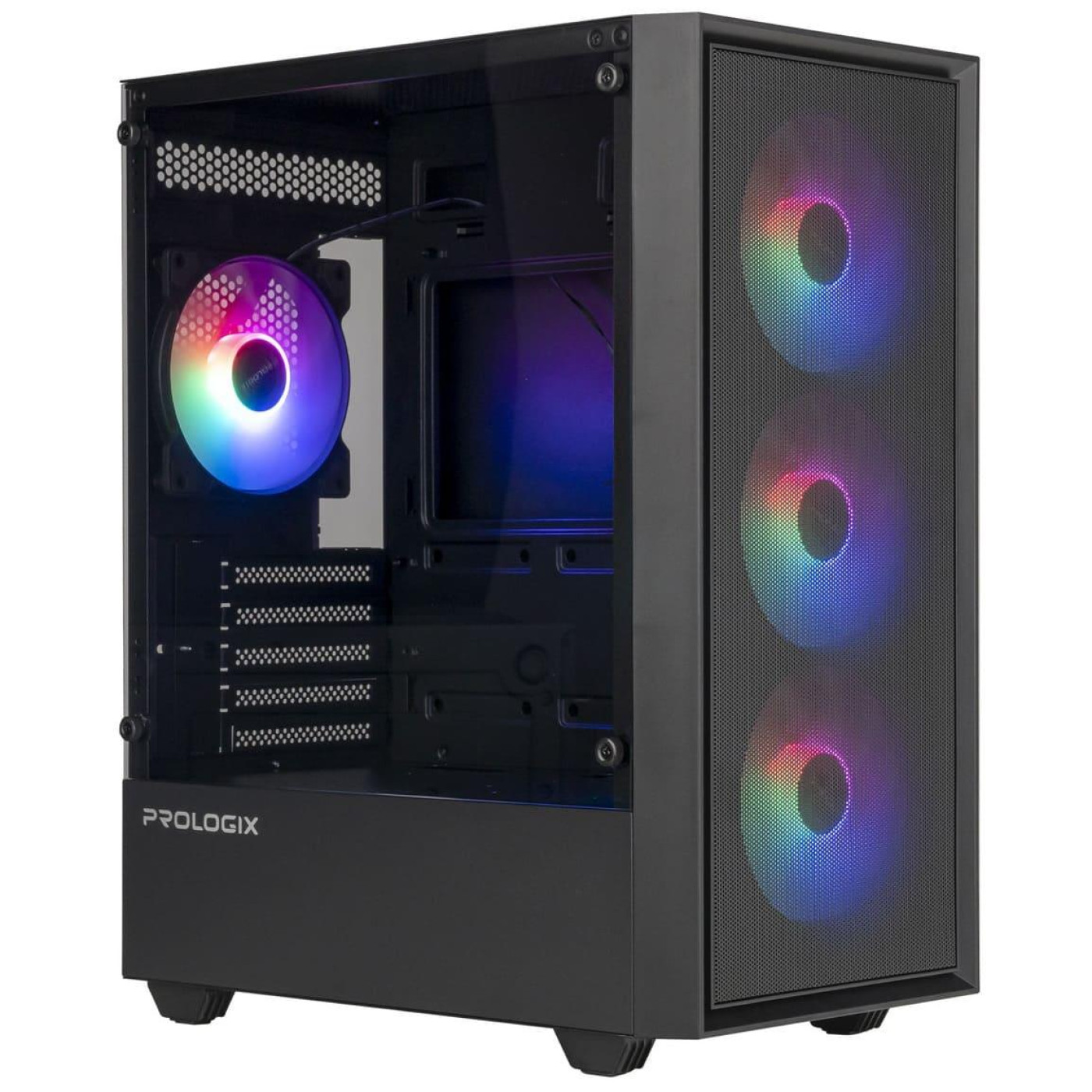 Корпус ProLogix E107 Tempered Glass Black (E107) Без БП