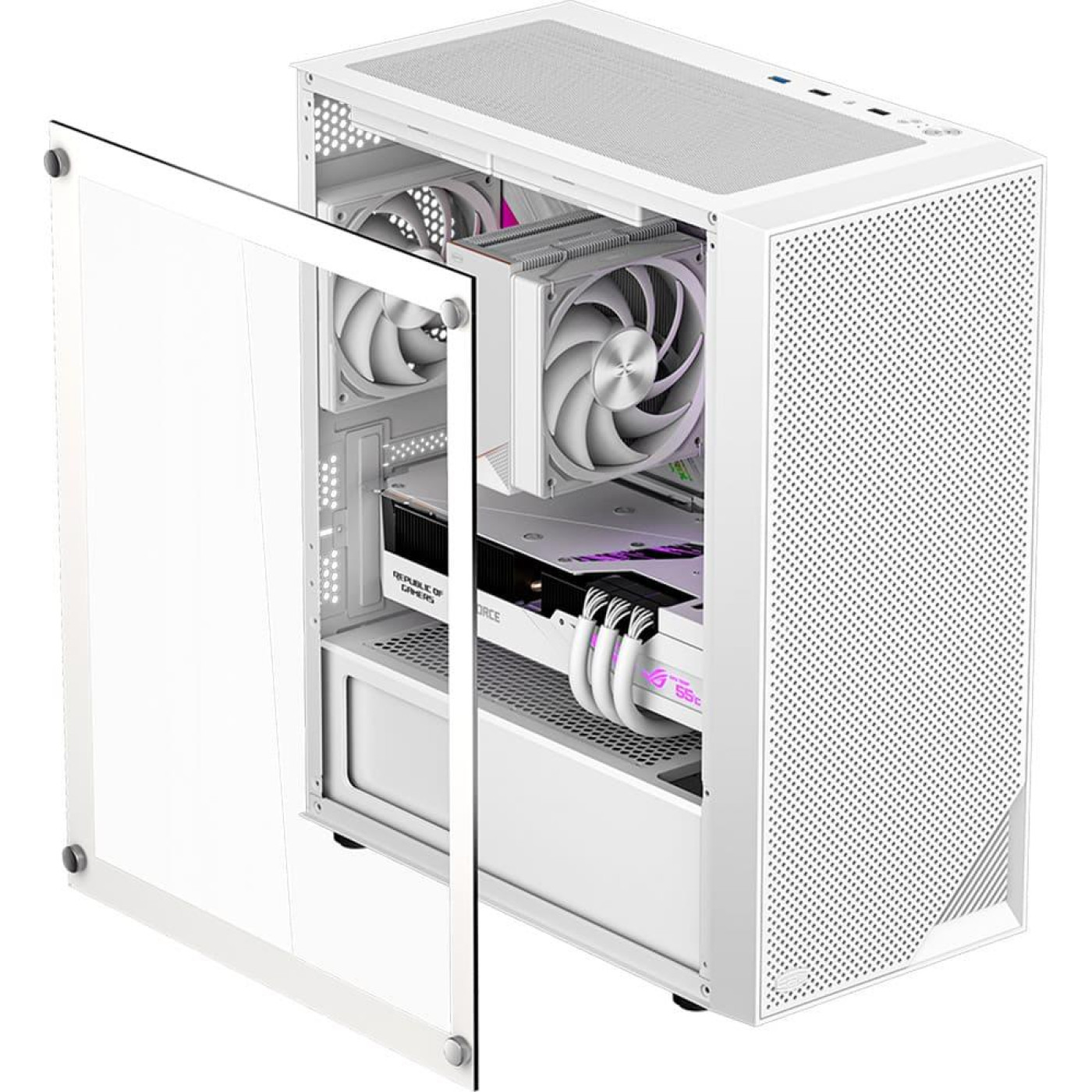 Корпус PcCooler CPS C 3B310 WH (C 3B310 WH) Без БП