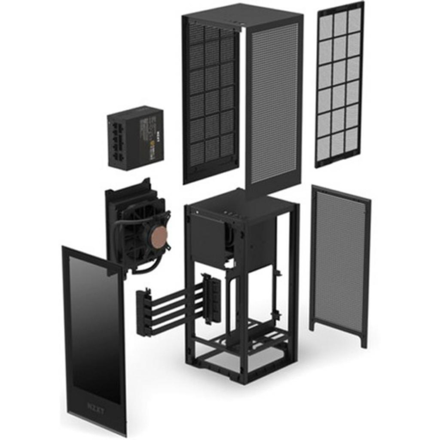 Корпус NZXT H1 Matte Black (CA-H16WR-B1-EU) 650 Вт Б/в