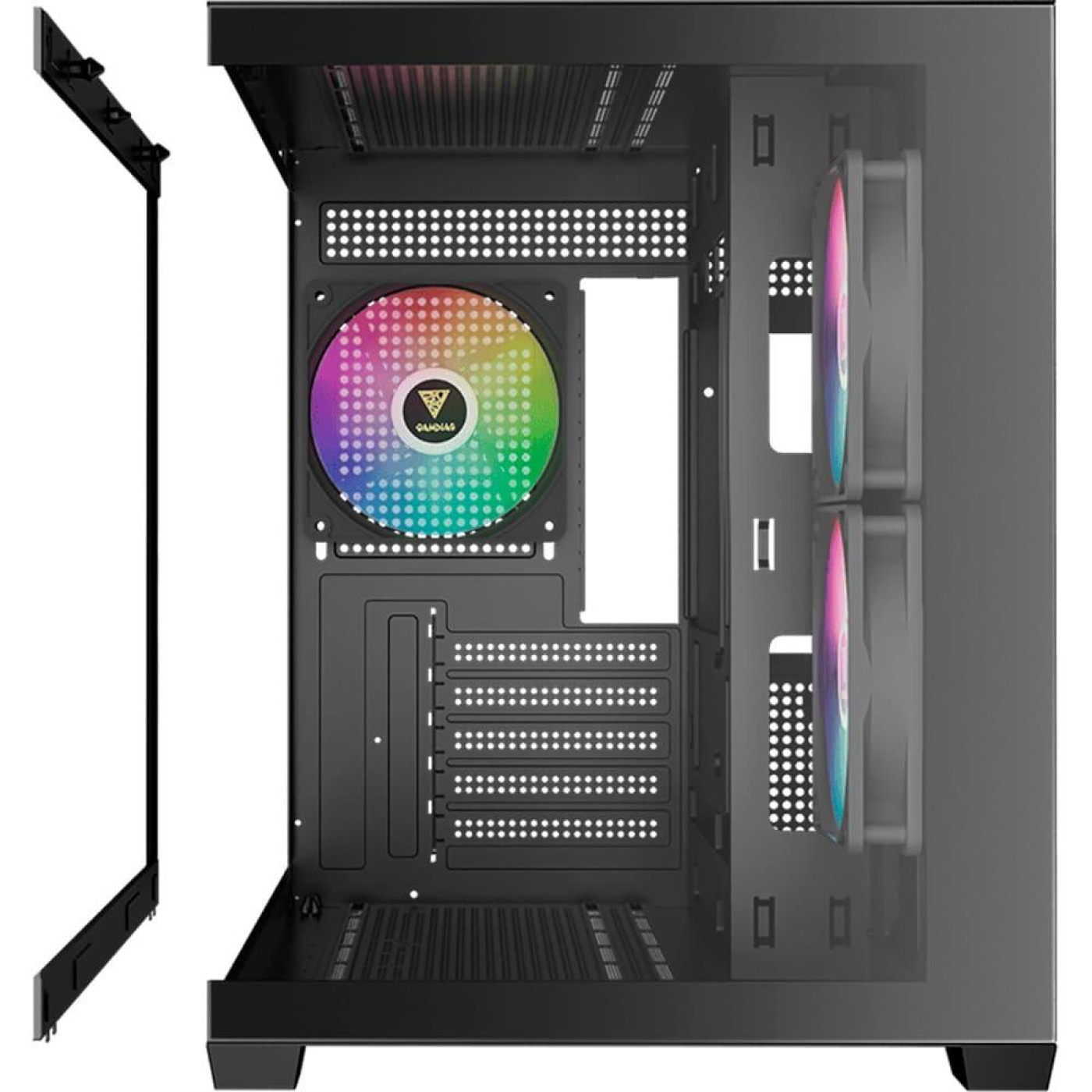 Корпус GAMDIAS AURA GC10M V2 ARGB (4711514503159) Без БП