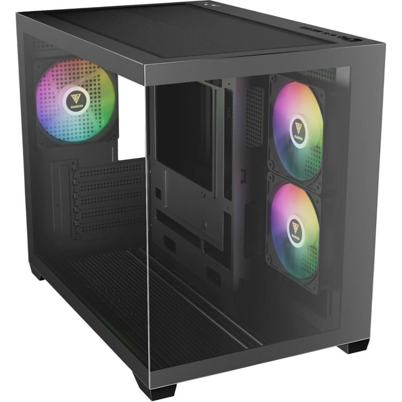 Корпус GAMDIAS AURA GC10M V2 ARGB (4711514503159) Без БП