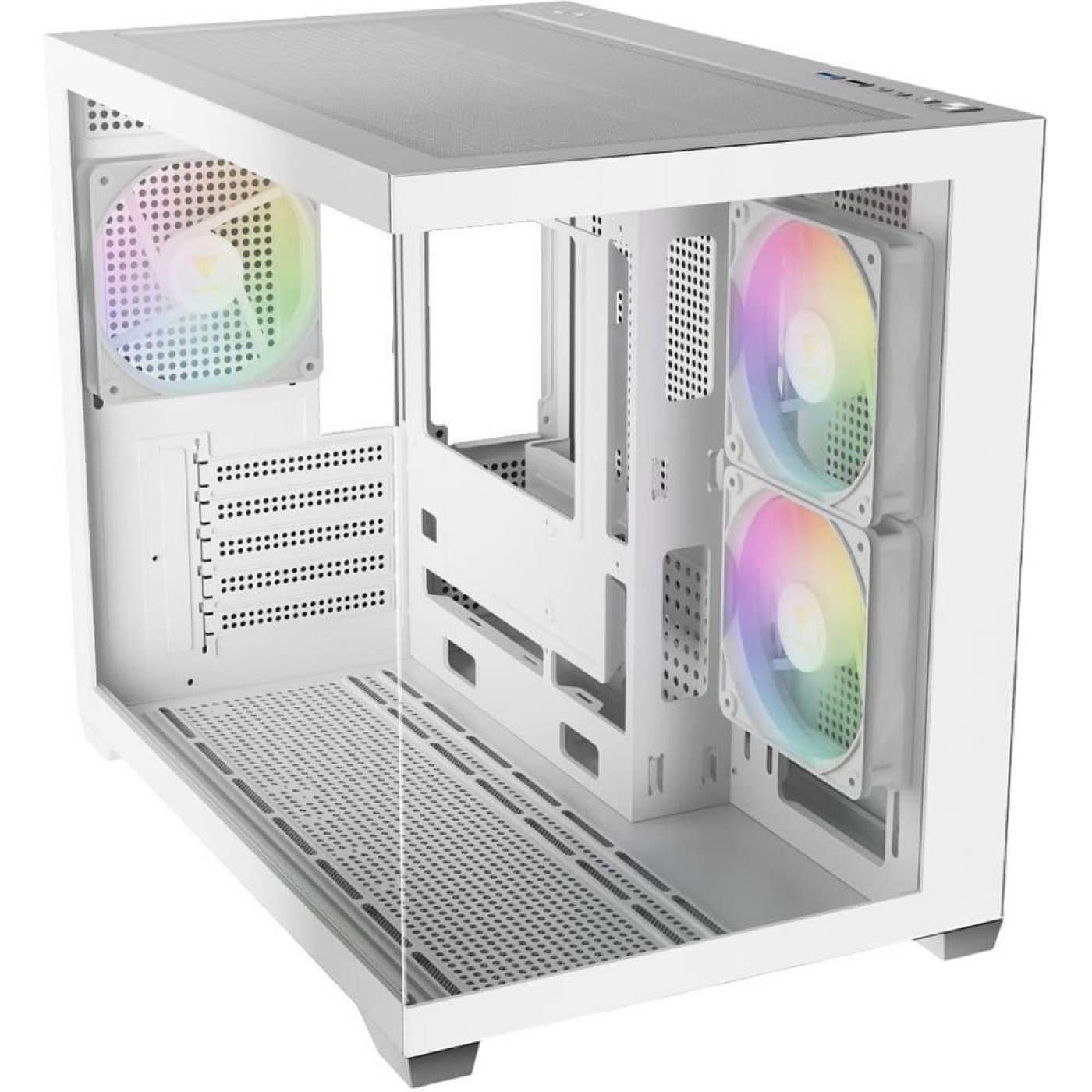 Корпус GAMDIAS AURA GC10M V2 WH ARGB (4711514503166)