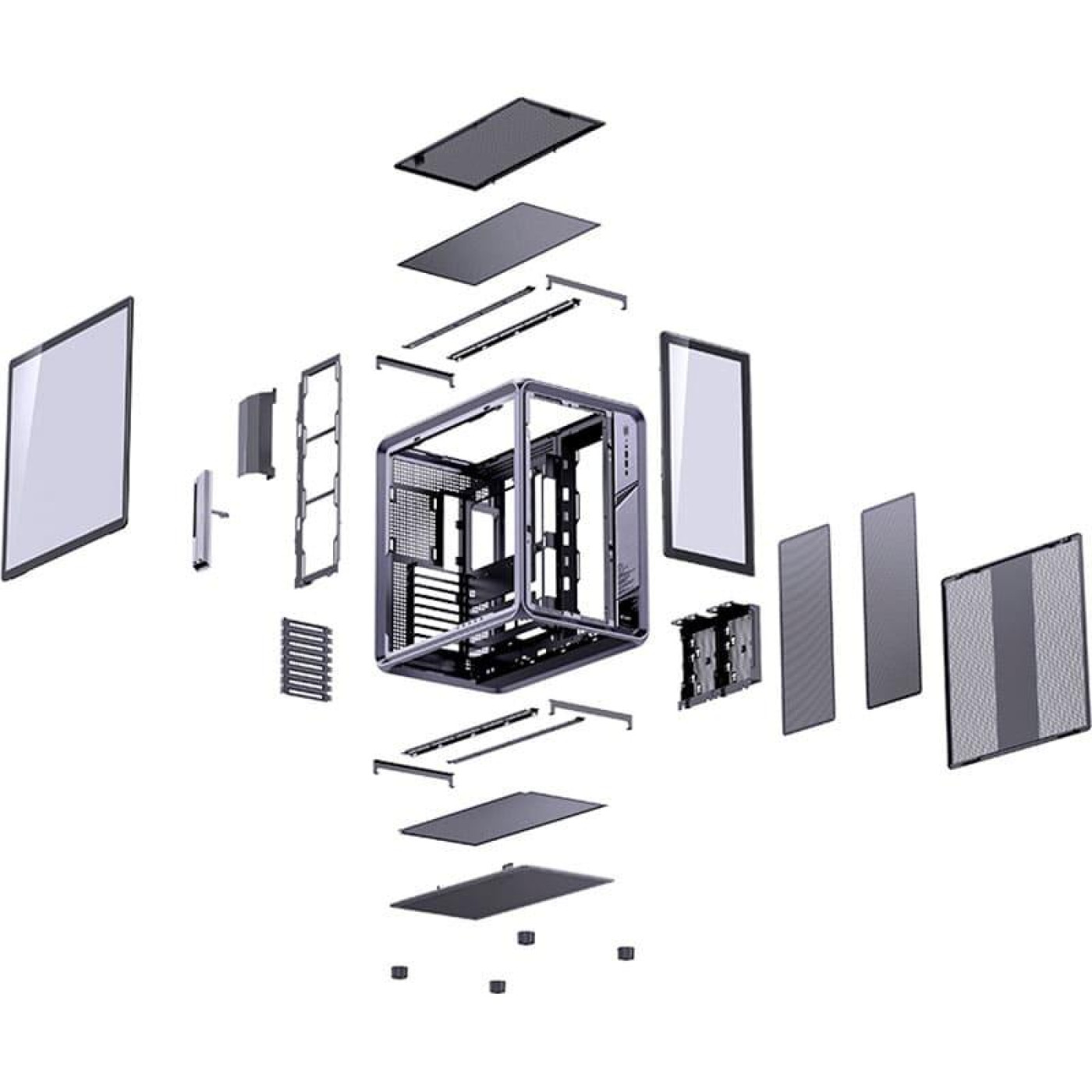 Корпус JONSBO BO400 Gray