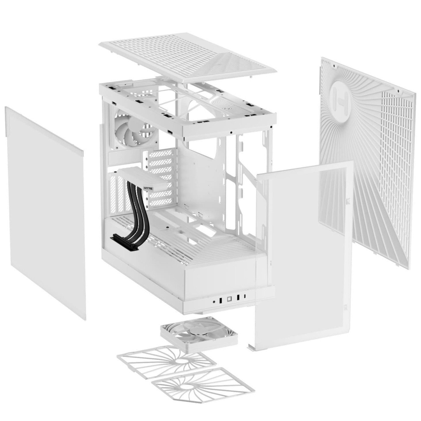 Корпус Hyte Y40 White (CS-HYTE-Y40-WW) Без БП