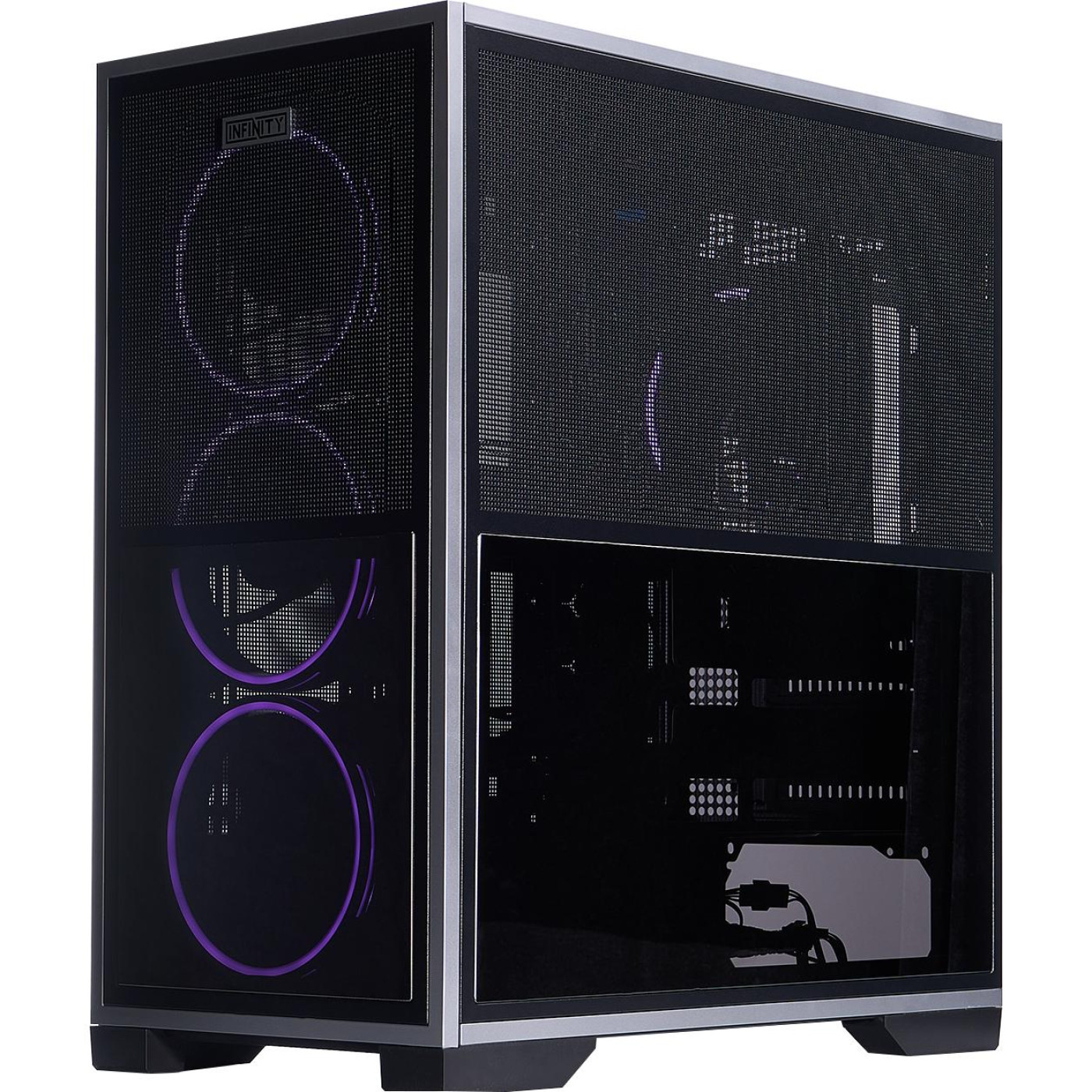 Корпус 1stPlayer IF8-BK-4FO7-14 Black (IF8-BK-4FO7-14) Без БП
