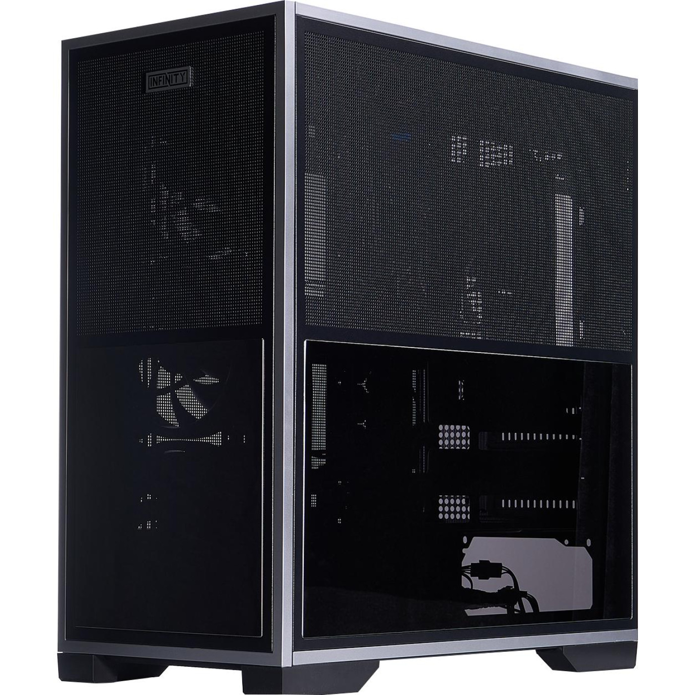 Корпус 1stPlayer IF8-BK-4FO7-14 Black (IF8-BK-4FO7-14) Без БП