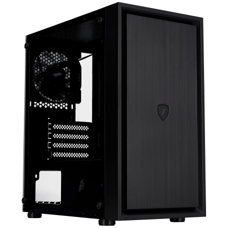 Корпус 1stPlayer B5-M-BK-3F Black без БП (B5-M-BK-3F)
