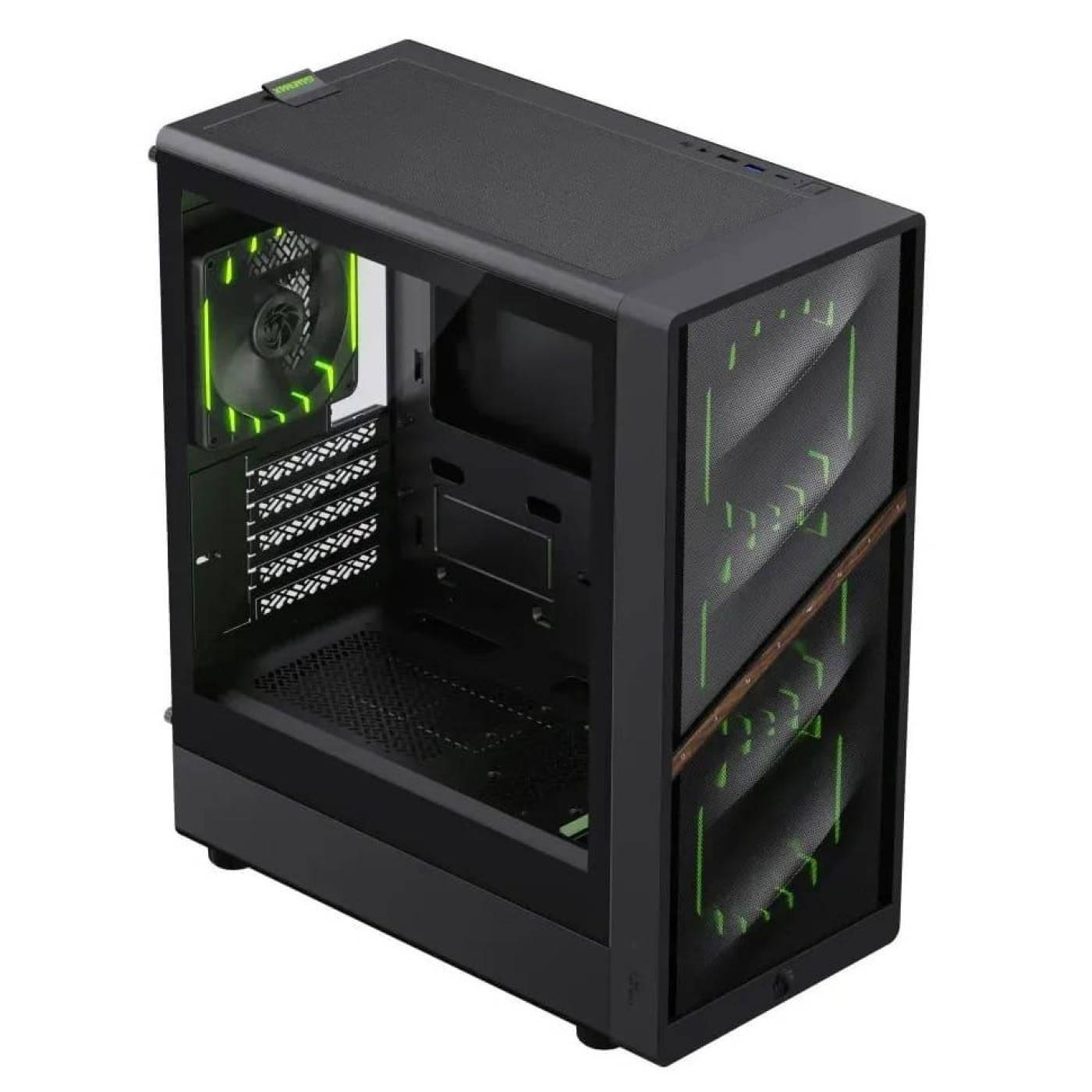 Корпус GameMax Aeris 330 M Tempered Glass без БЖ Black (AERIS 330 MB)