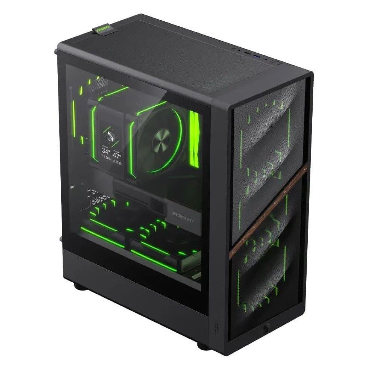 Корпус GameMax Aeris 330 M Tempered Glass без БЖ Black (AERIS 330 MB)