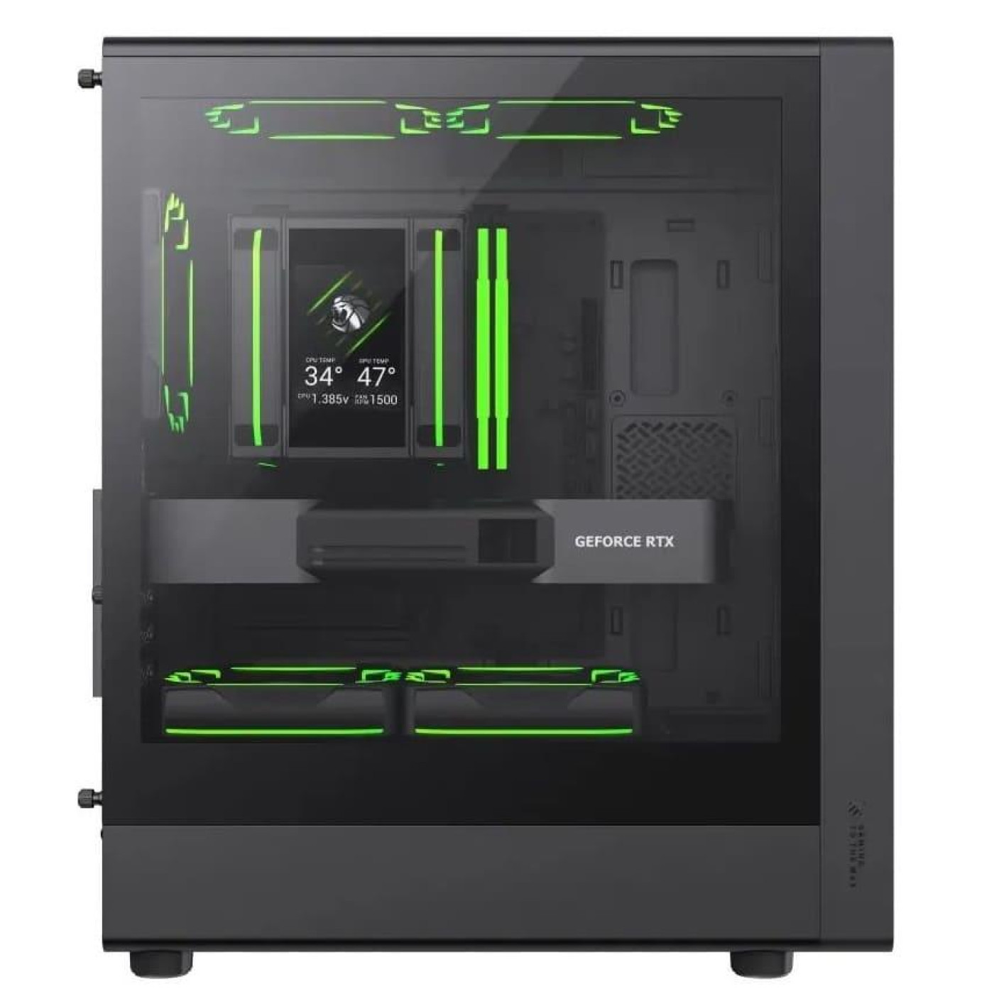 Корпус GameMax Aeris 330 M Tempered Glass без БЖ Black (AERIS 330 MB)