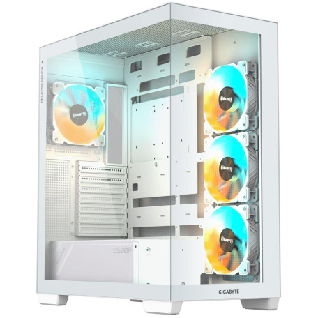 Корпус GIGABYTE C500 Panoramic Stealth Tempered Glass BTF без БП White (GB-C500PI ST WHITE)