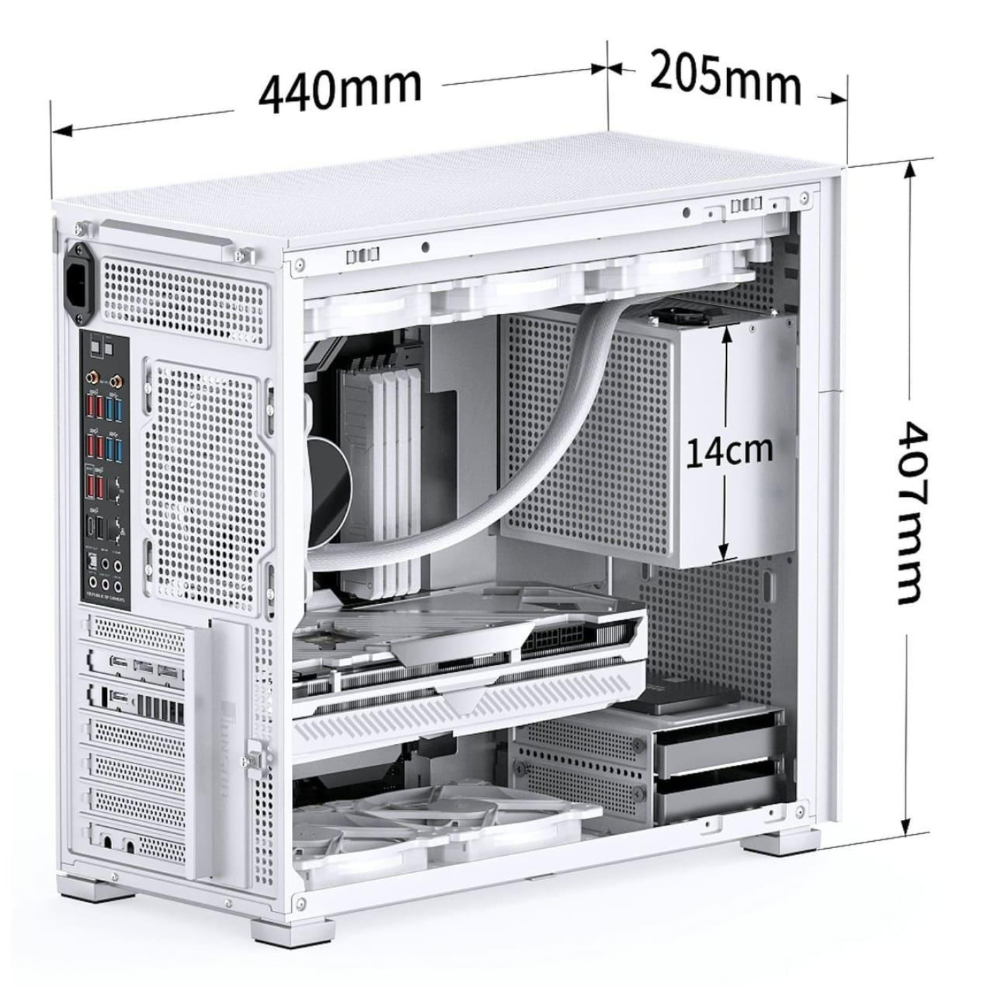 Корпус Jonsbo D41 STD White (D41 STD White)