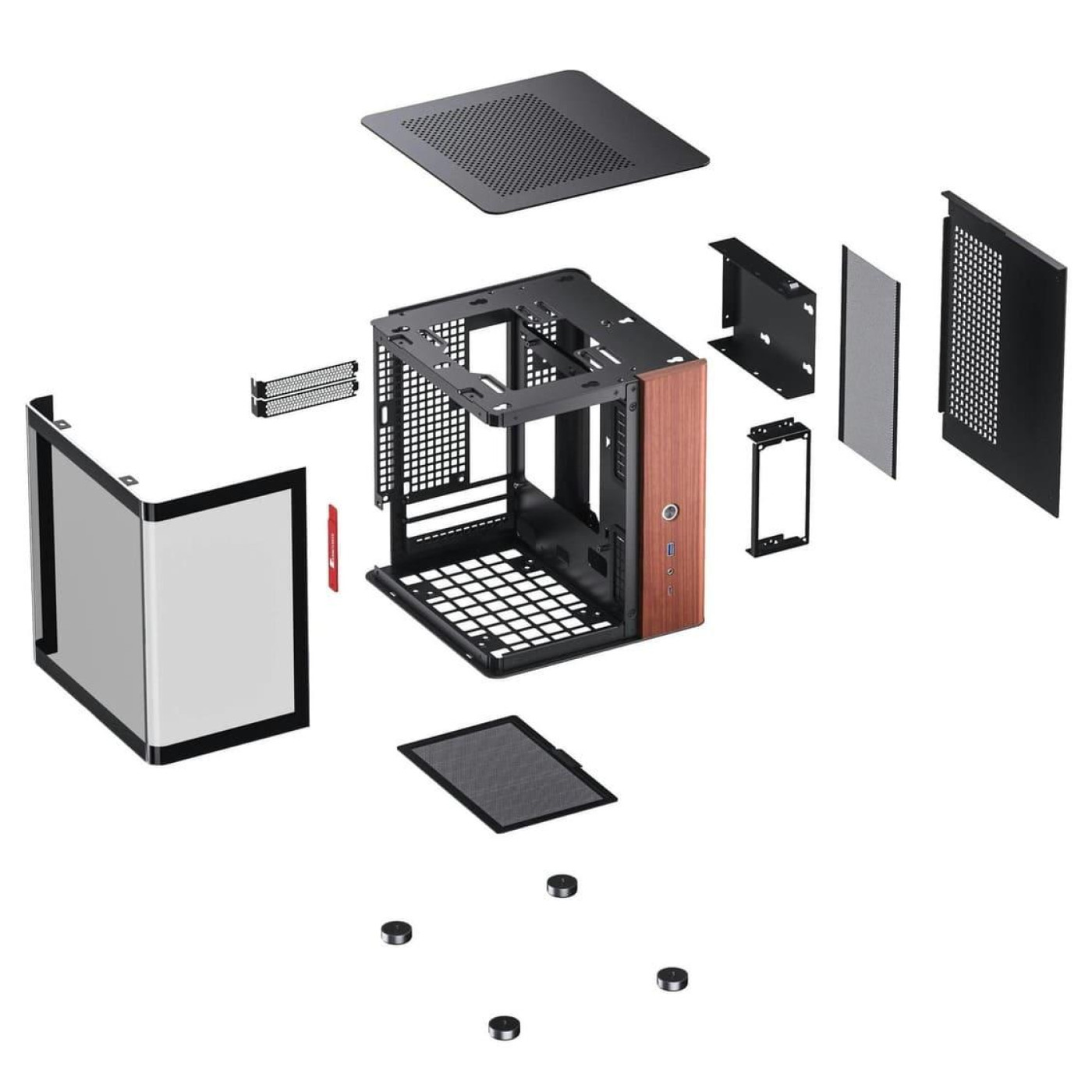 Корпус Jonsbo TK-0 Black (TK-0 Black) Без БП