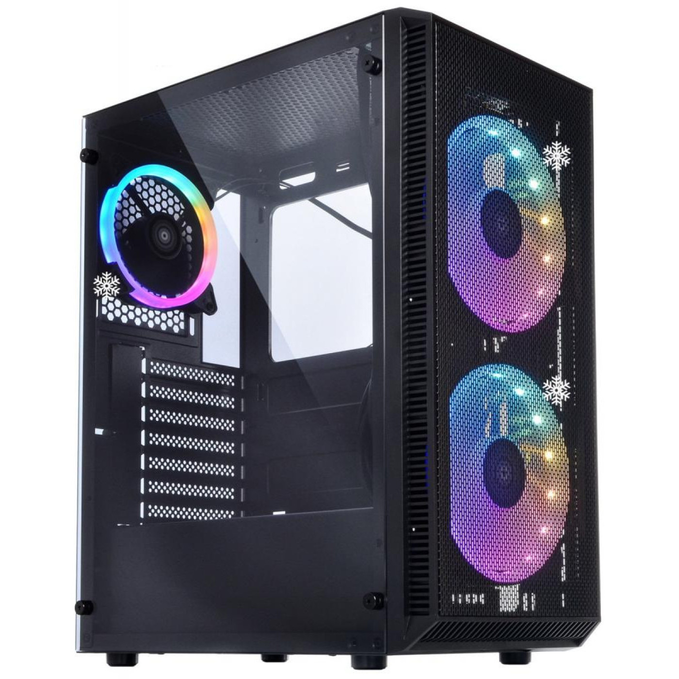 Корпус QUBE NEPTUNE Black (QB07N_FCNU3) Без БП Б/в