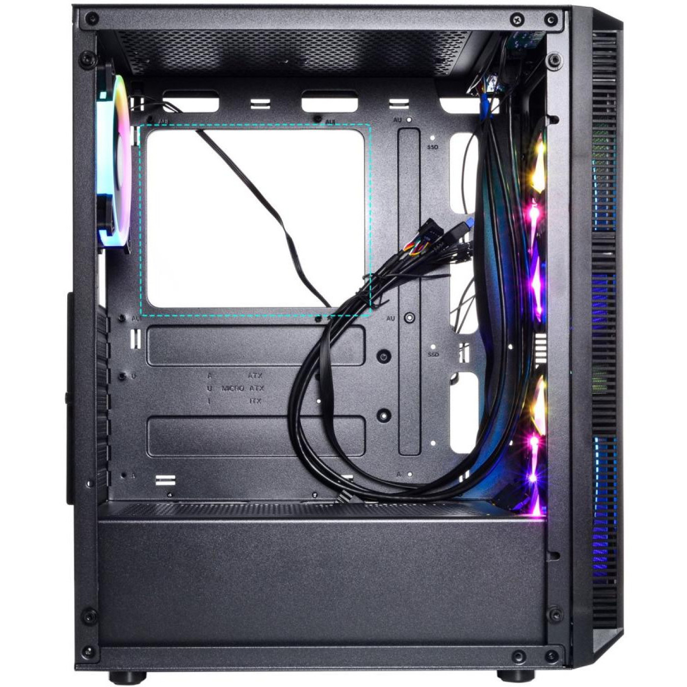 Корпус QUBE NEPTUNE Black (QB07N_FCNU3) Без БП Б/в