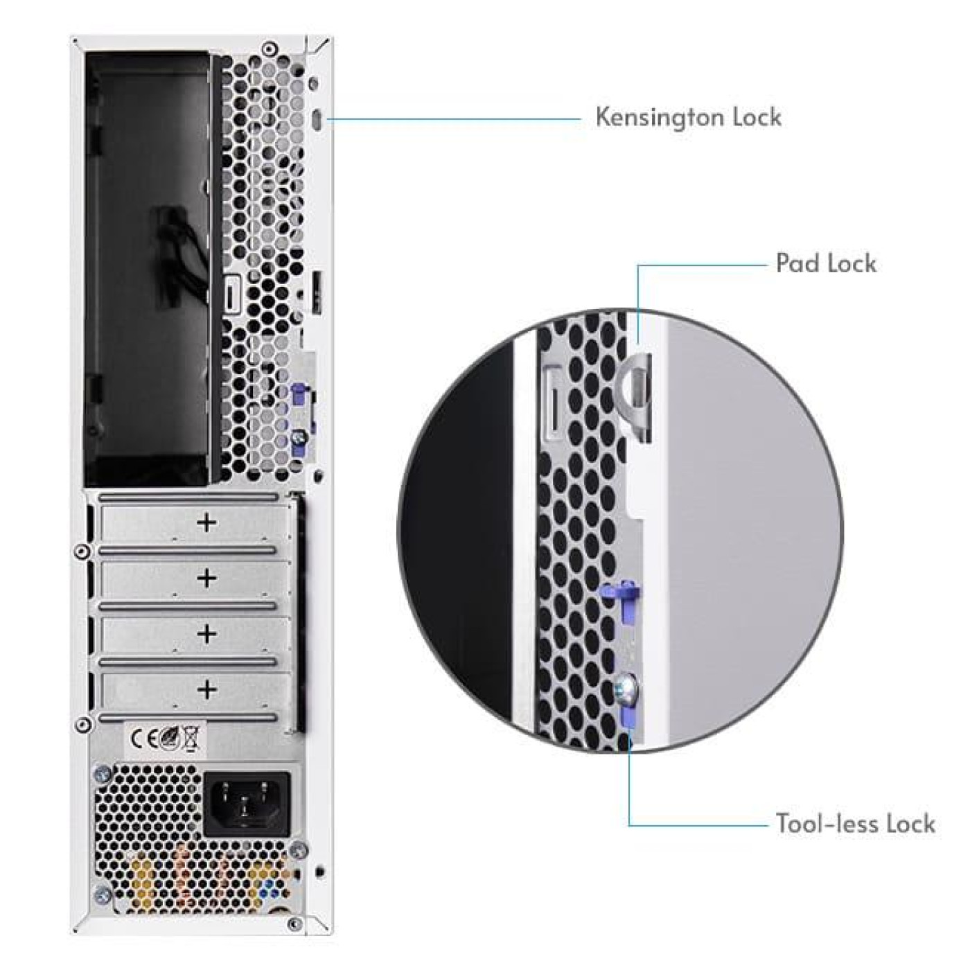 Корпус Chieftec UNI BE-10W-300 300W SLIM FF White (BE-10W-300)