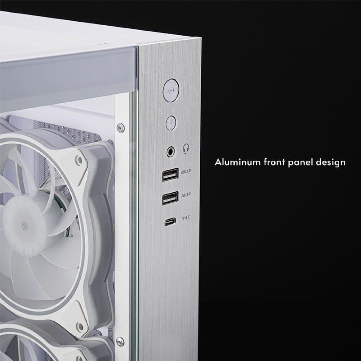 Корпус Chieftec VISIO GM-30W-TG-OP White без БЖ (GM-30W-TG-OP)