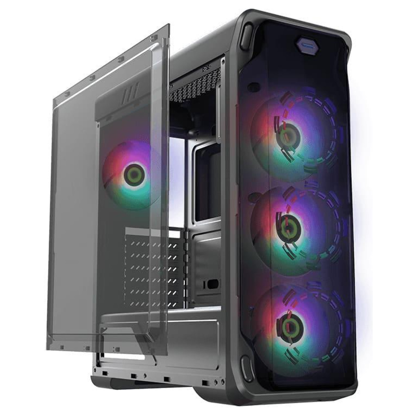 Корпус GameMax StarLight B-FRGB Black (StarLight B-FRGB) Без БП