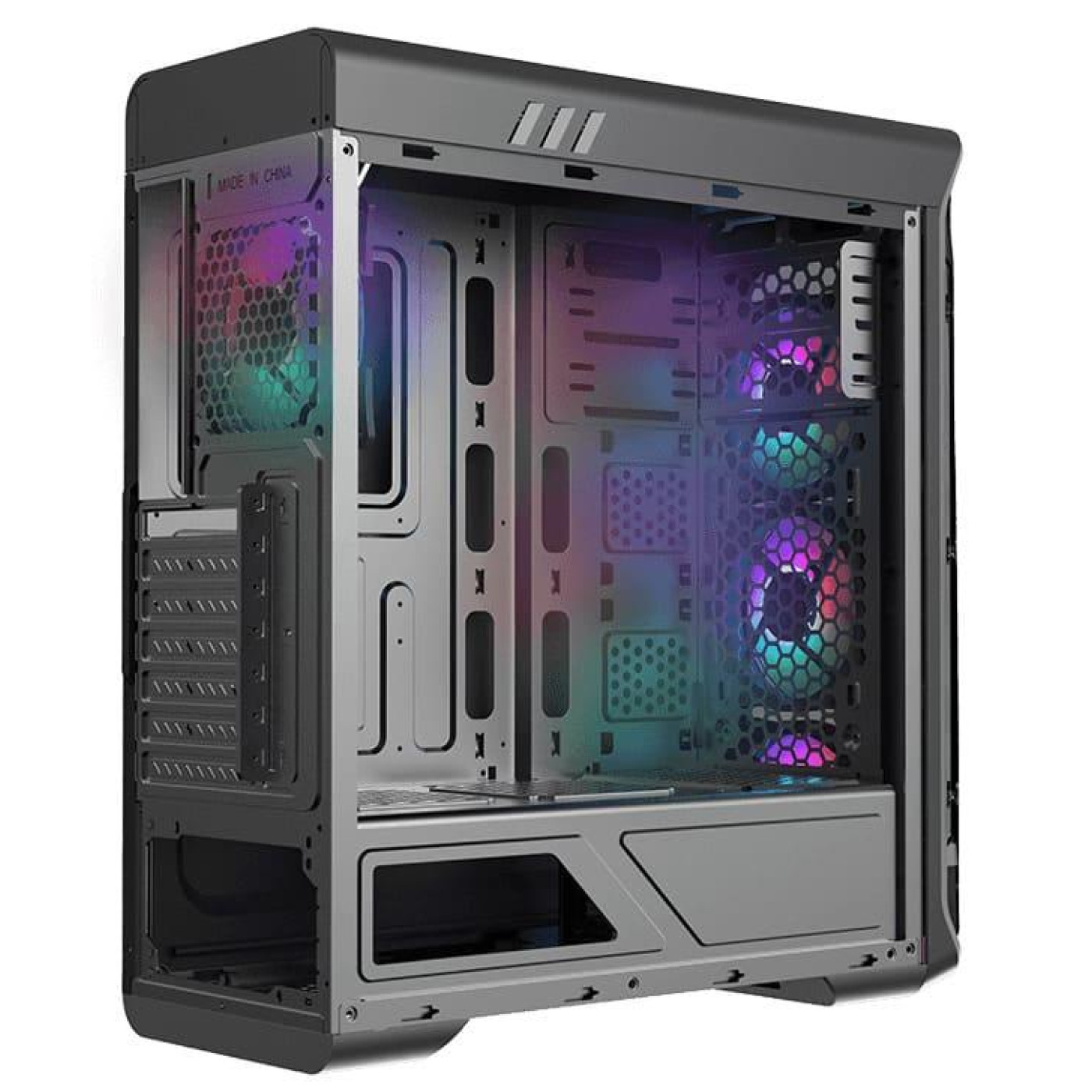 Корпус GameMax StarLight B-FRGB Black (StarLight B-FRGB) Без БП