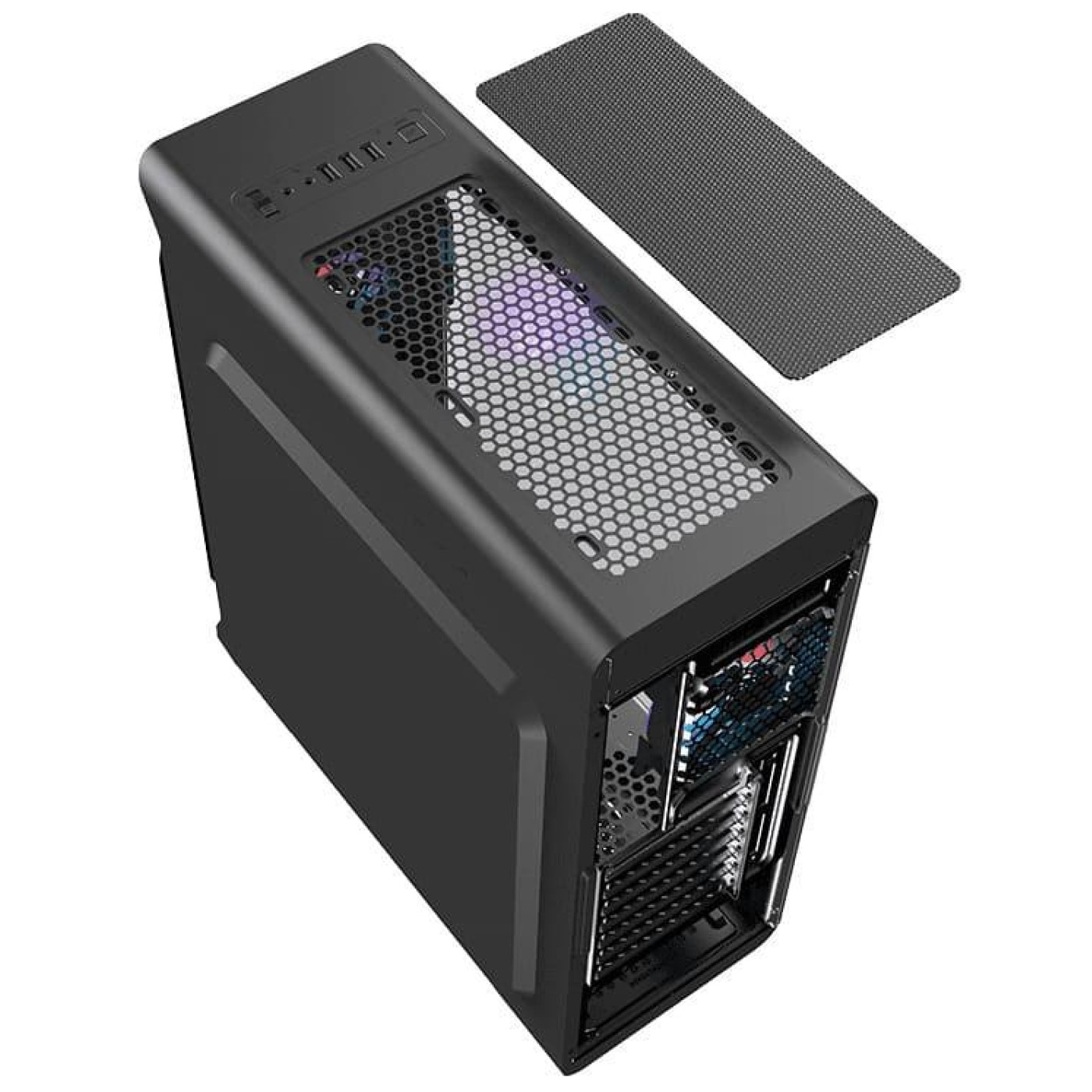 Корпус GameMax StarLight B-FRGB Black (StarLight B-FRGB) Без БП