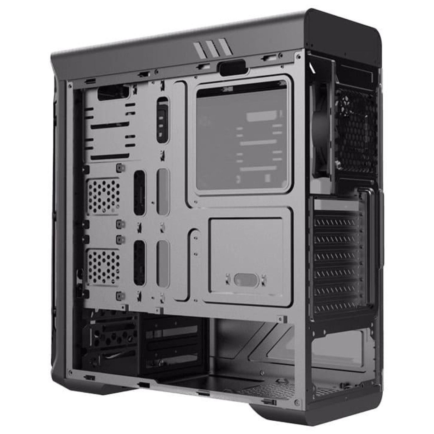 Корпус GameMax StarLight B-FRGB Black (StarLight B-FRGB) Без БП