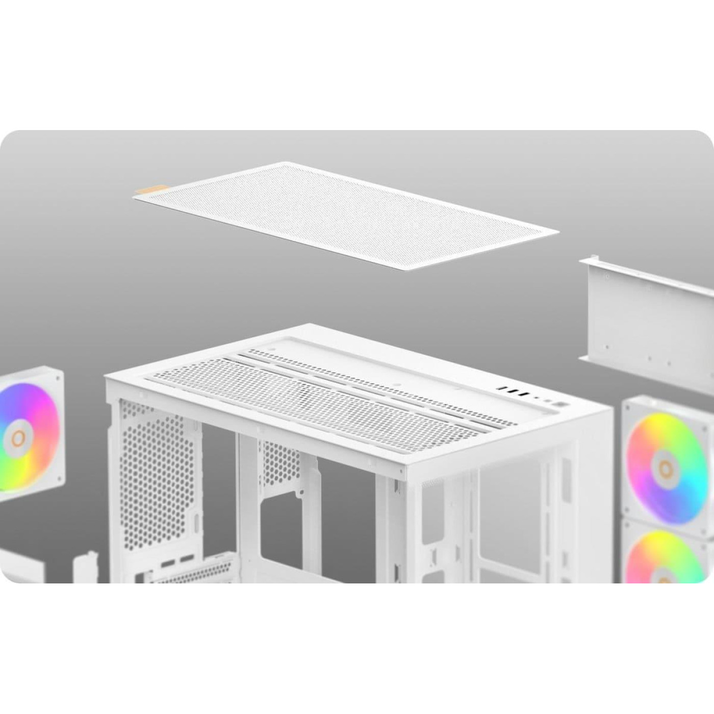 Корпус Ocypus GAMMA C54 ARGB White (GAMMA-C54-WHD300XX-GL)