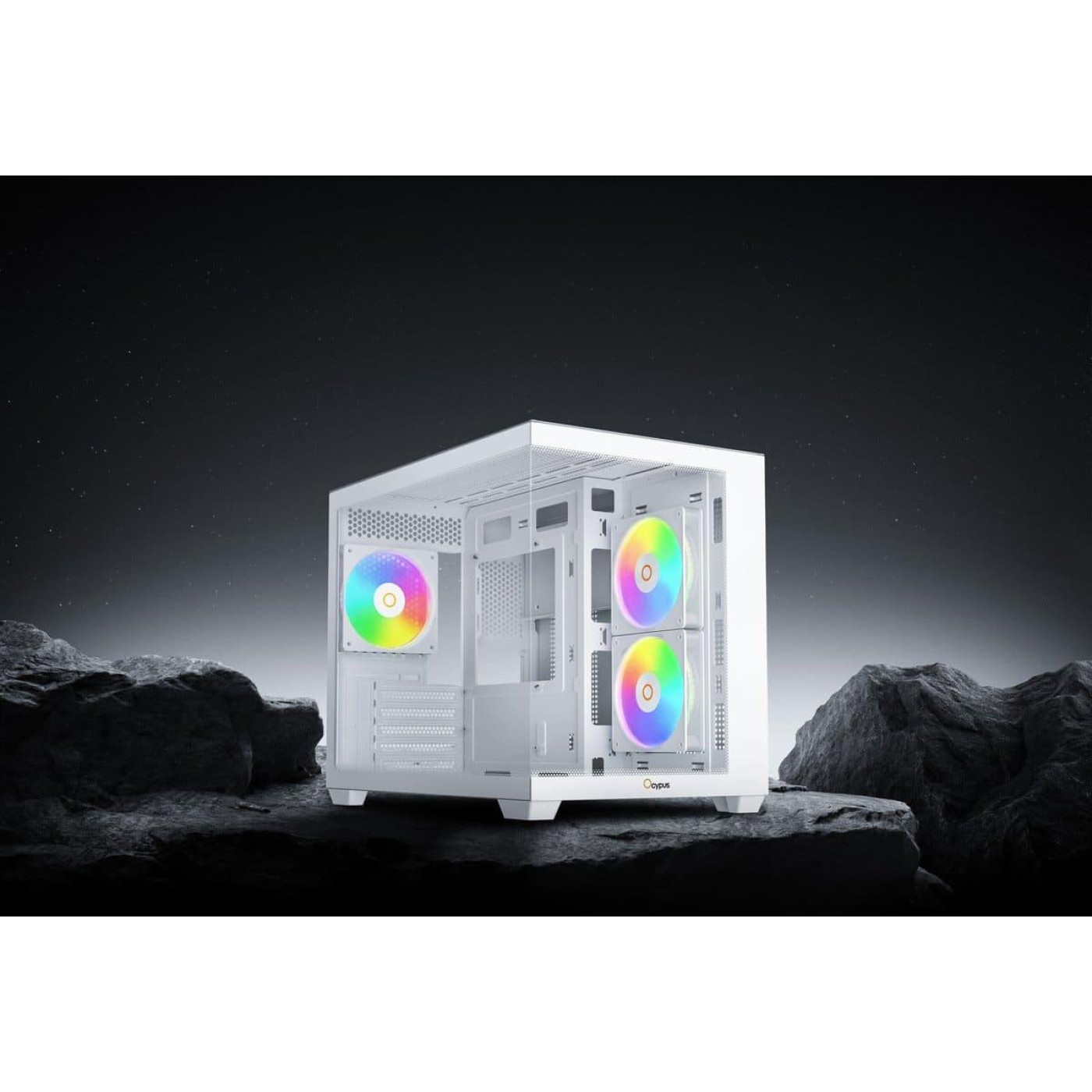 Корпус Ocypus GAMMA C54 ARGB White (GAMMA-C54-WHD300XX-GL)