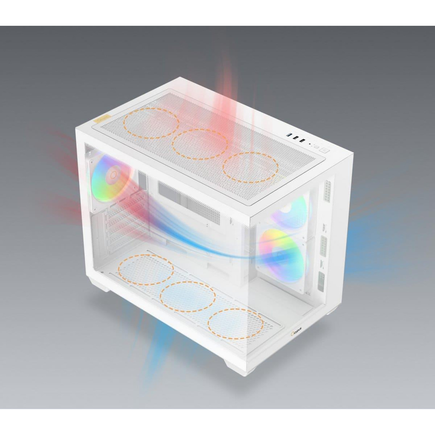 Корпус Ocypus GAMMA C54 ARGB White (GAMMA-C54-WHD300XX-GL)