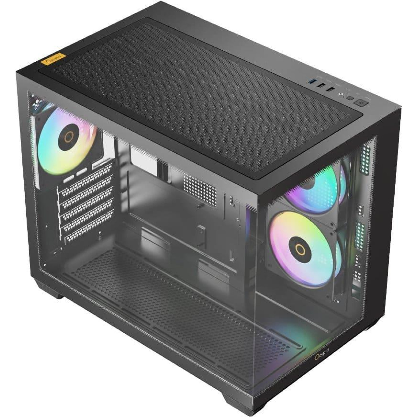Корпус Ocypus GAMMA C54 ARGB Black (GAMMA-C54-BKD300XX-GL)