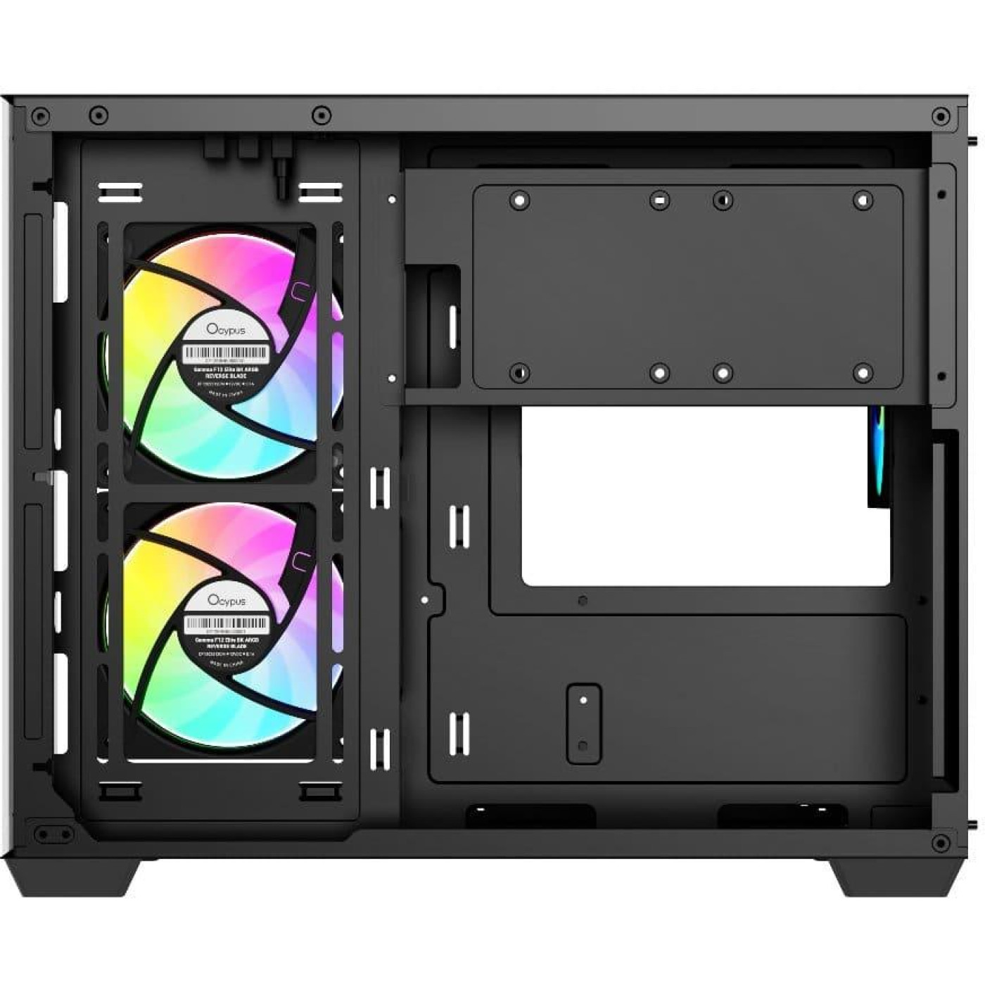 Корпус Ocypus GAMMA C54 ARGB Black (GAMMA-C54-BKD300XX-GL)