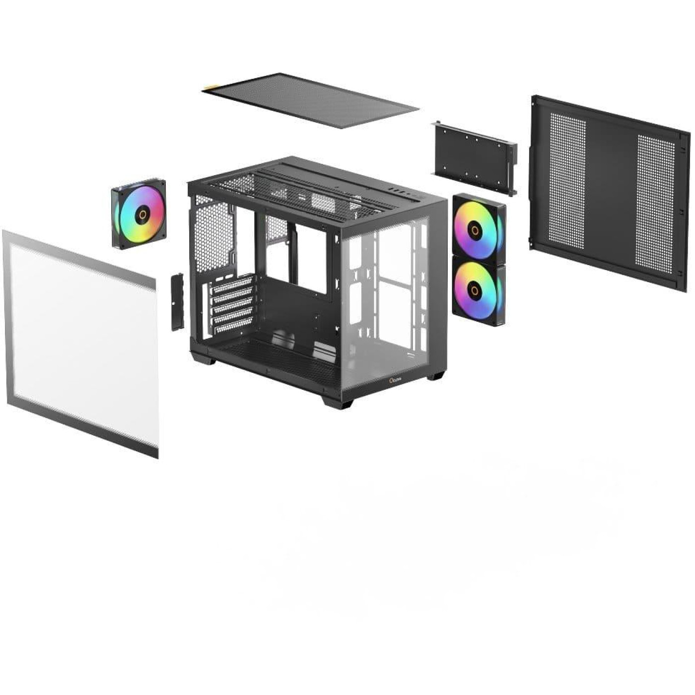 Корпус Ocypus GAMMA C54 ARGB Black (GAMMA-C54-BKD300XX-GL)