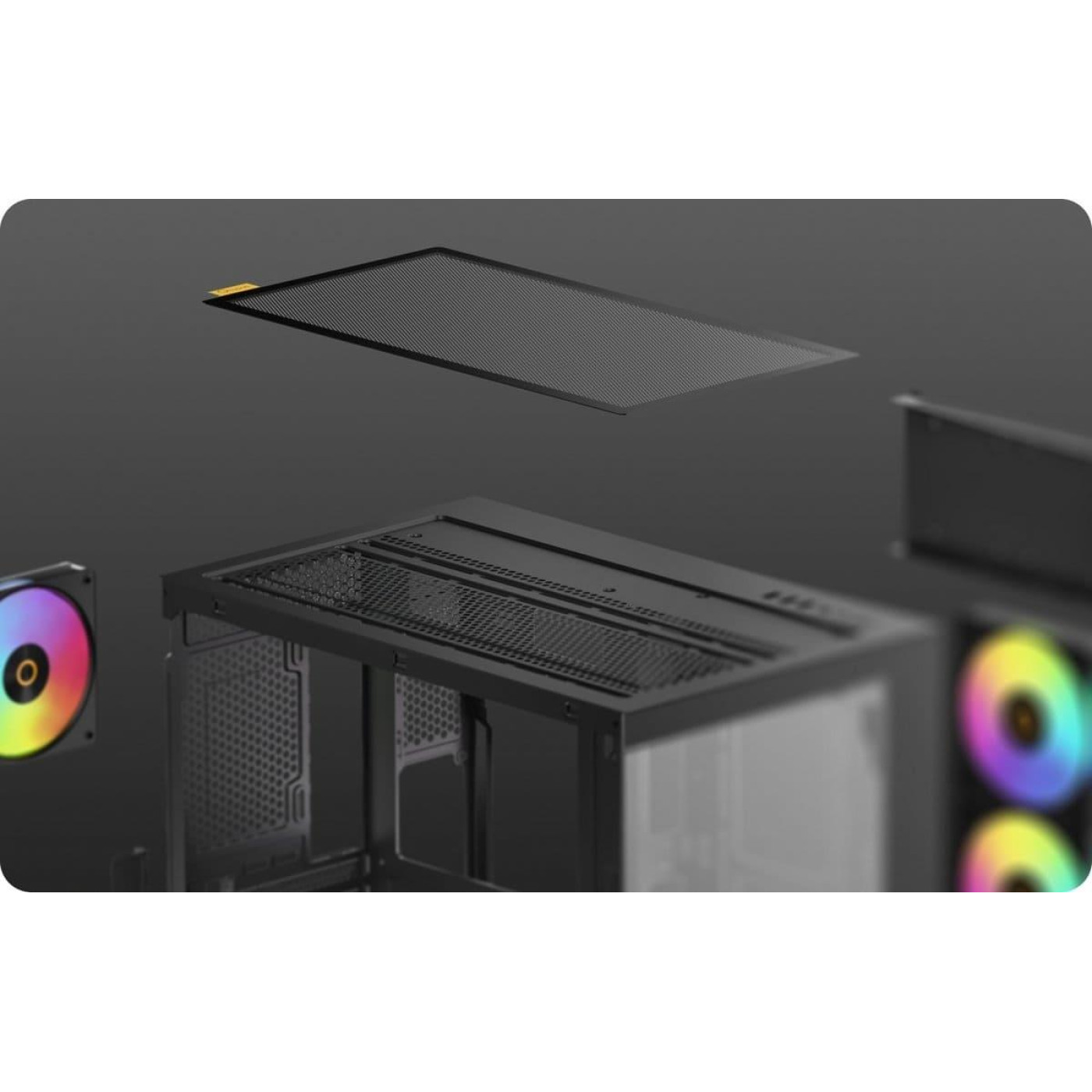Корпус Ocypus GAMMA C54 ARGB Black (GAMMA-C54-BKD300XX-GL)