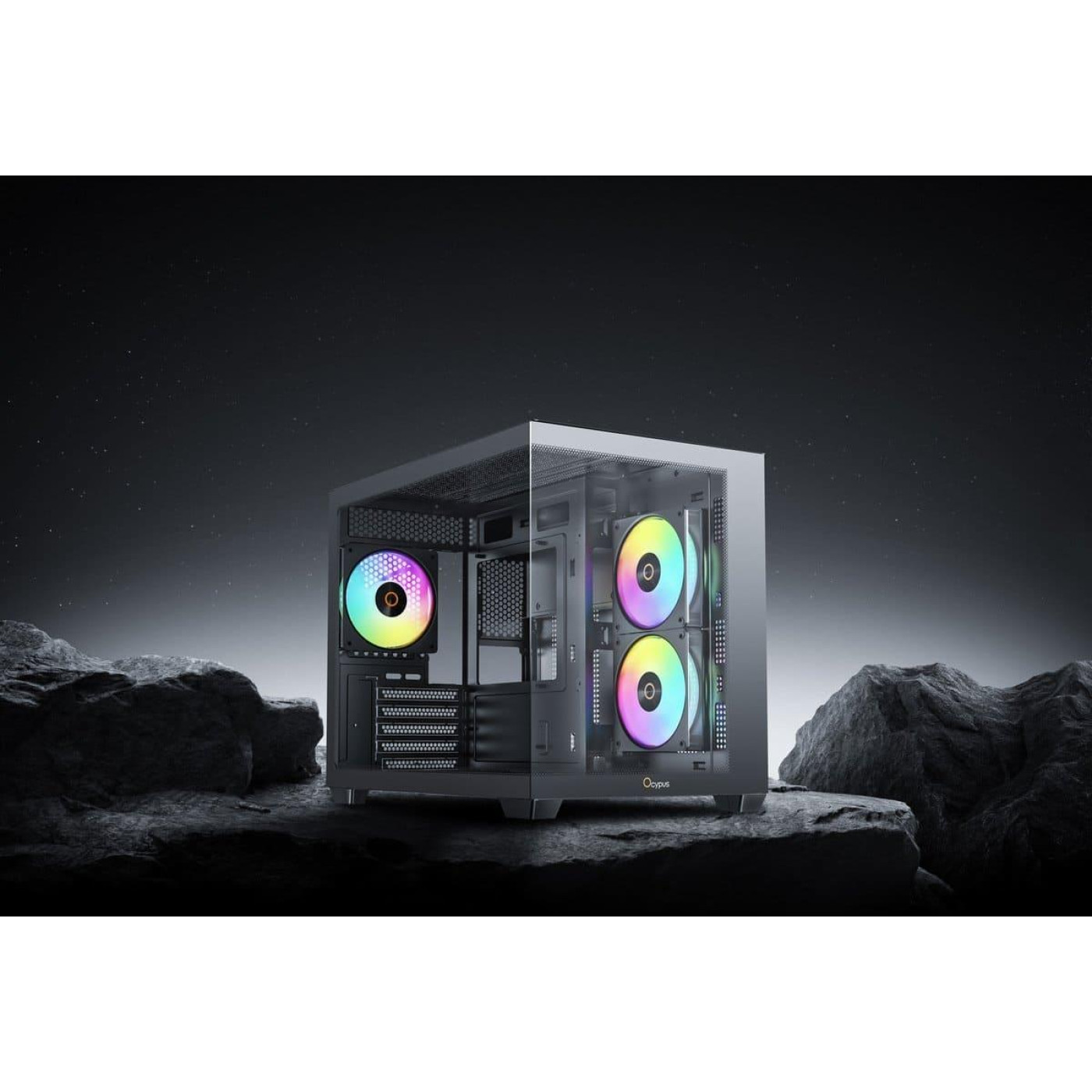 Корпус Ocypus GAMMA C54 ARGB Black (GAMMA-C54-BKD300XX-GL)