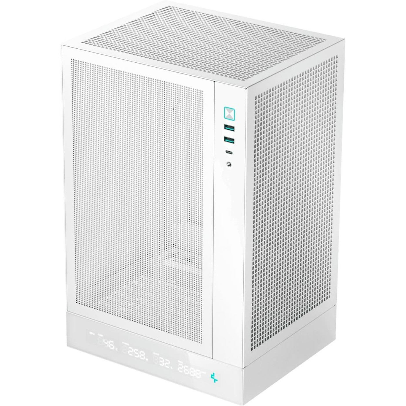 Корпус Deepcool CH170 Digital White (R-CH170-WHNPI0D-G-1) Без БП