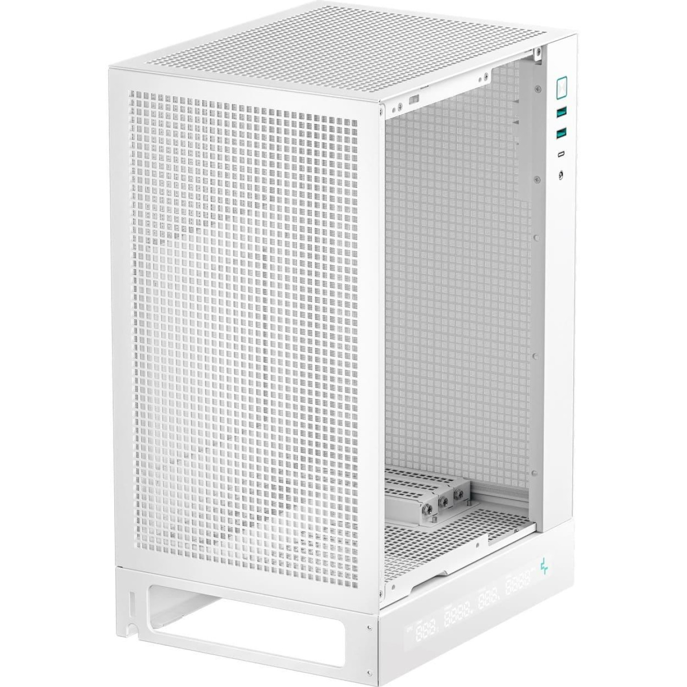 Корпус Deepcool CH170 Digital White (R-CH170-WHNPI0D-G-1) Без БП