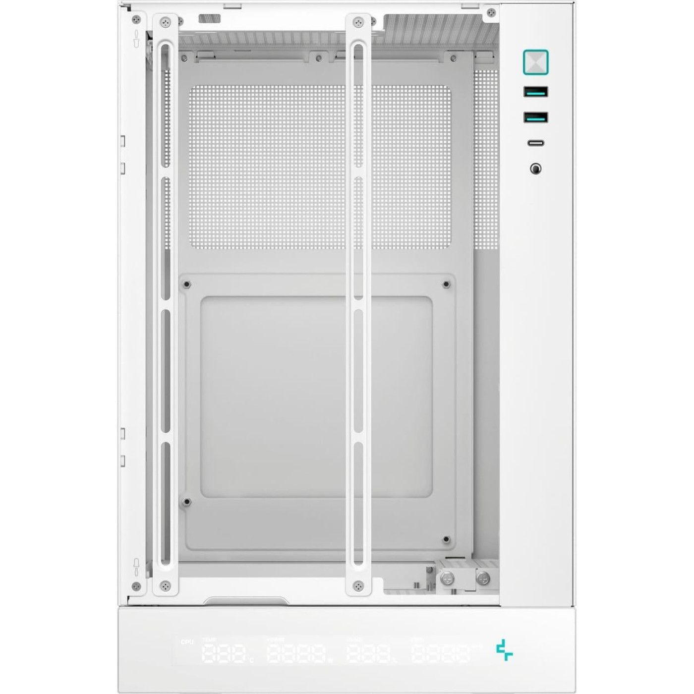 Корпус Deepcool CH170 Digital White (R-CH170-WHNPI0D-G-1) Без БП