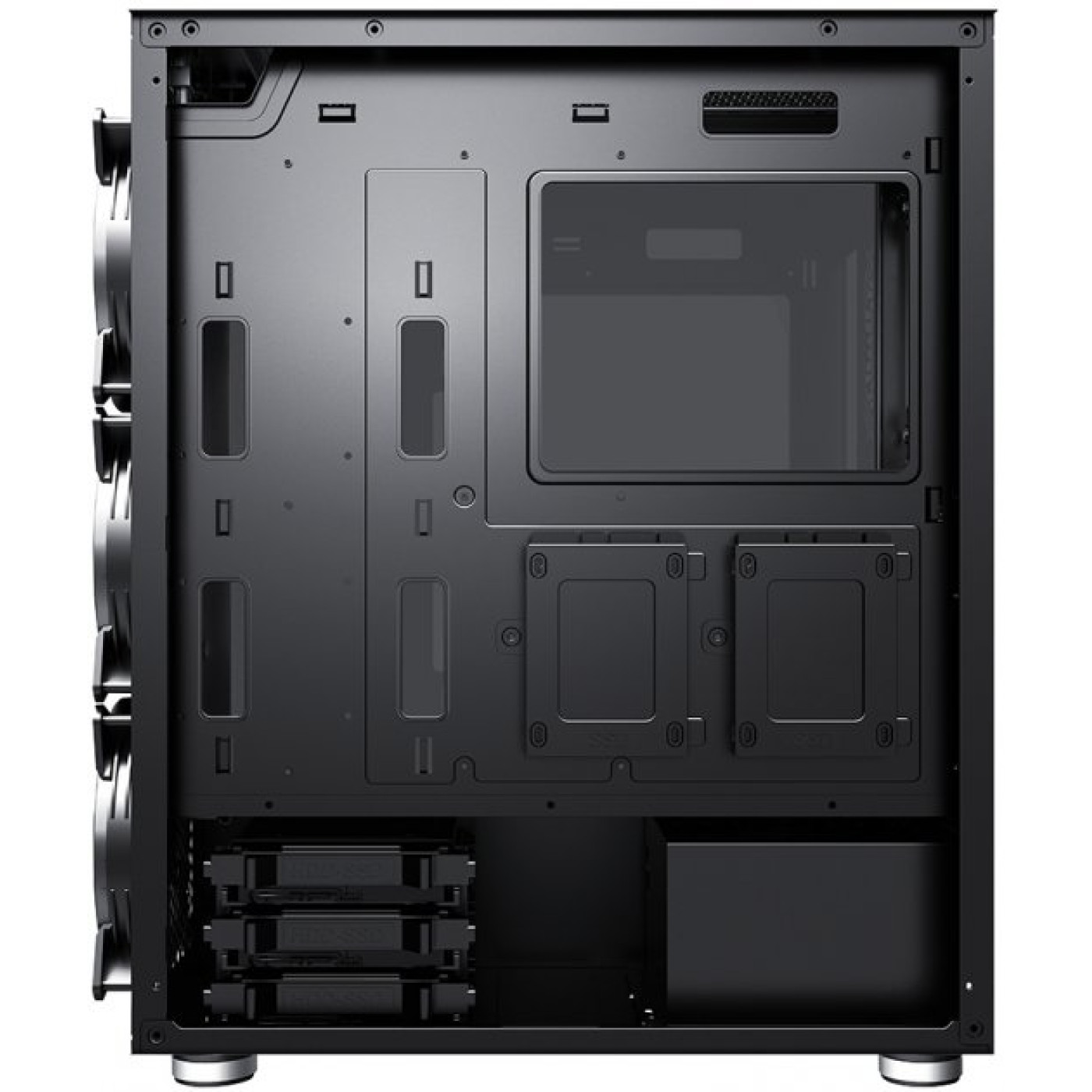 Корпус 1stPlayer DX-M1-PLUS RGB Black (DX-M1-PLUS RGB) Без БП U1