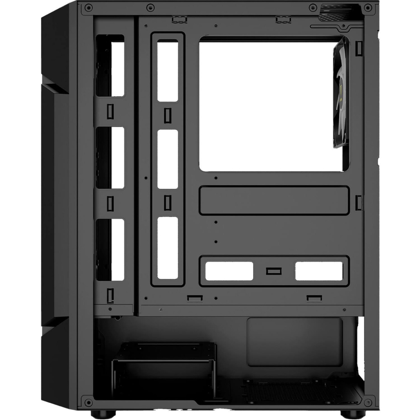 Корпус GAMDIAS AURA GC7 ARGB Tempered Glass Black (4711514500677) Без БП