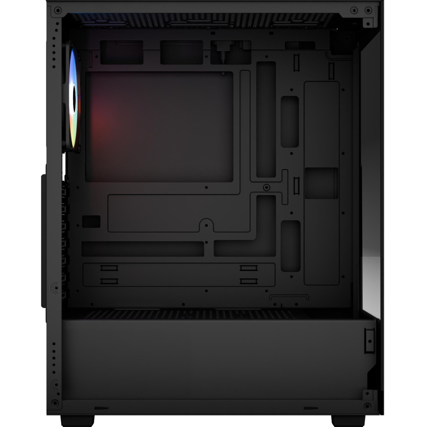 Корпус Aerocool Pivot-G-BK-v1 Black без БП (ACCM-ES08013.11)