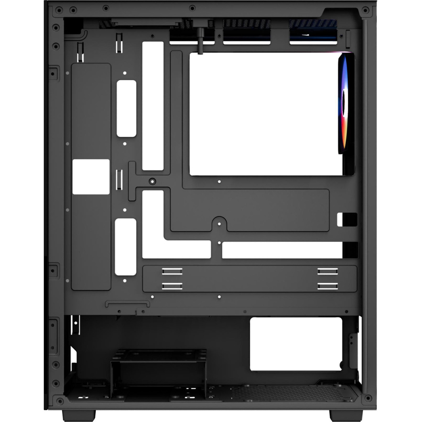 Корпус Aerocool Pivot-G-BK-v1 Black без БП (ACCM-ES08013.11)