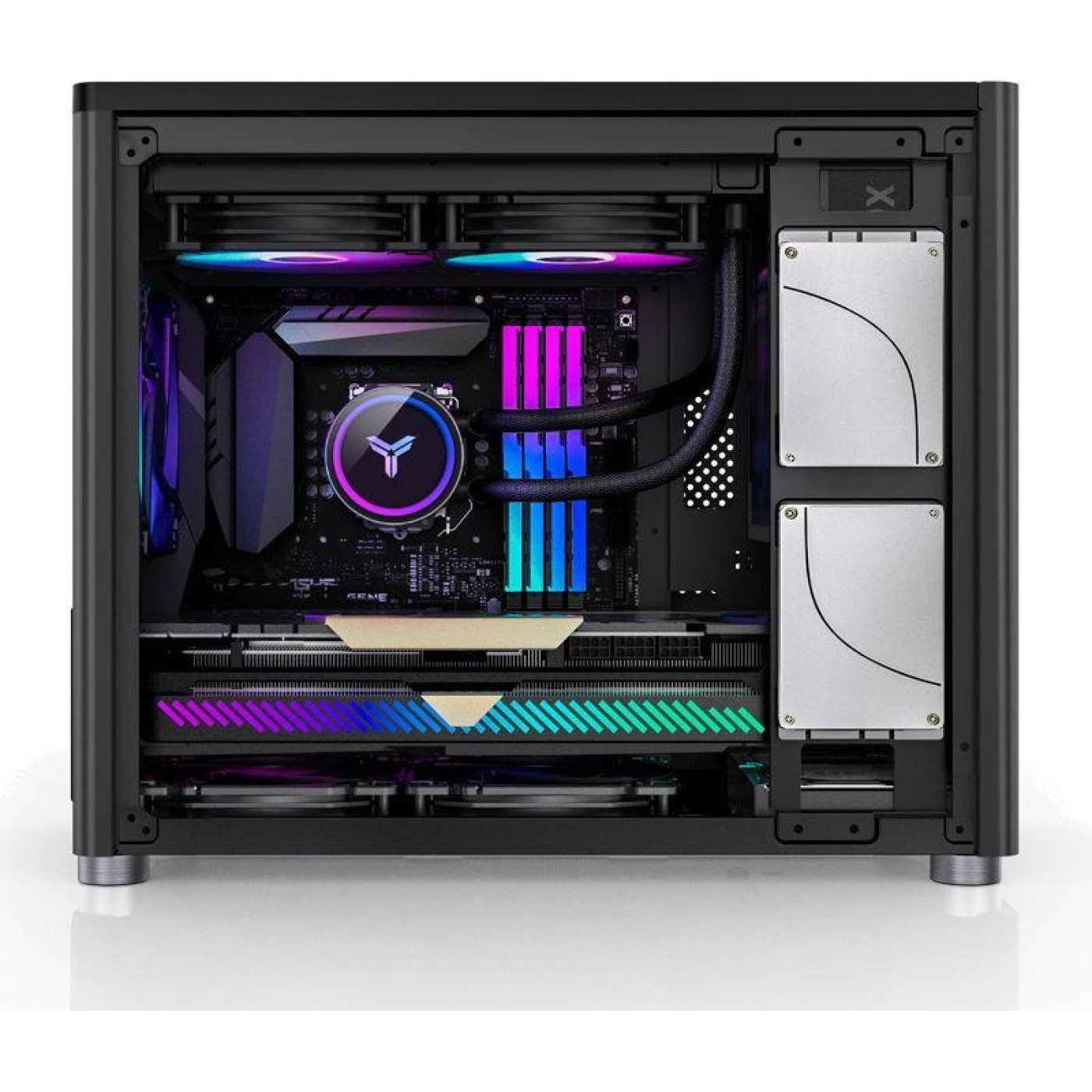 Корпус Jonsbo D30 Aluminum Black (D30 Black)