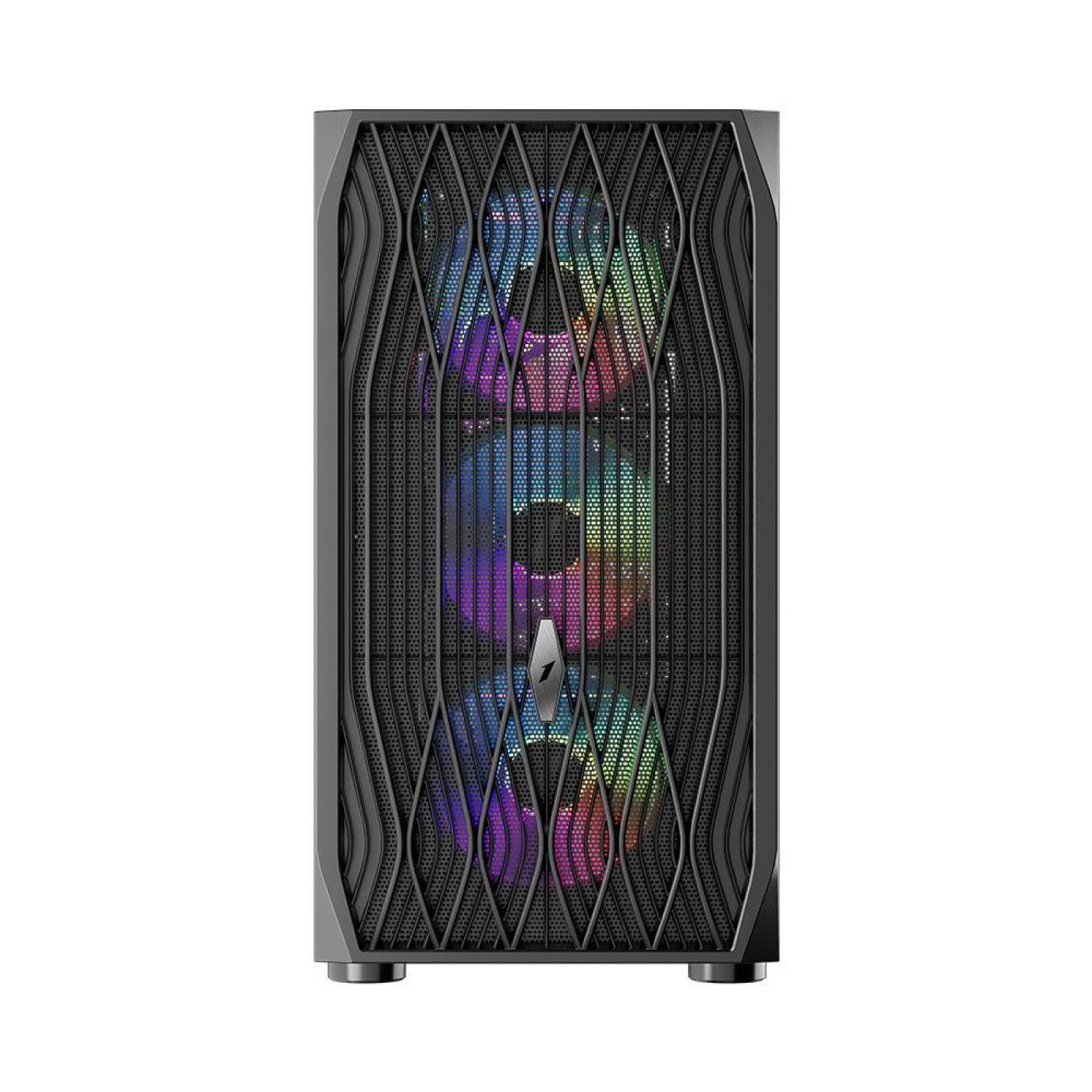 Корпус 1stPlayer AY7-BK-4F1 Black (AY7-BK-4F1) Без БП