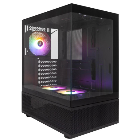 Корпус 1stPlayer Mi7-A-BK-2F7R-1F7 Black без БП (Mi7-A-BK-2F7R-1F7)