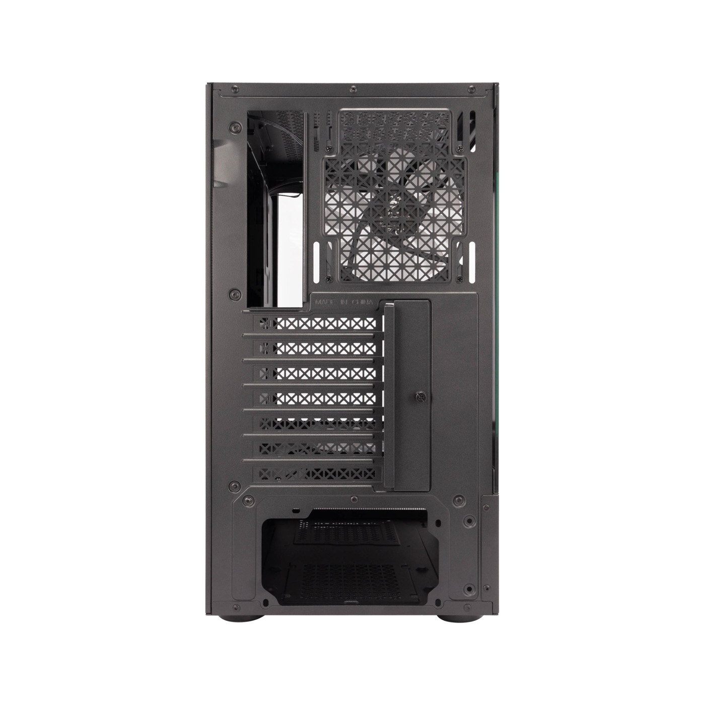 Корпус 1stPlayer Mi7-A-BK-2F7R-1F7 Black без БП