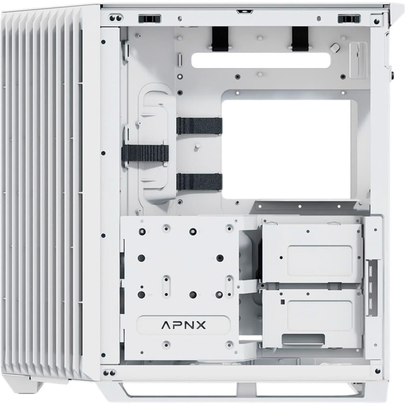 Корпус APNX V1 Tempered Glass без БП White (APCM-VI01003.21)