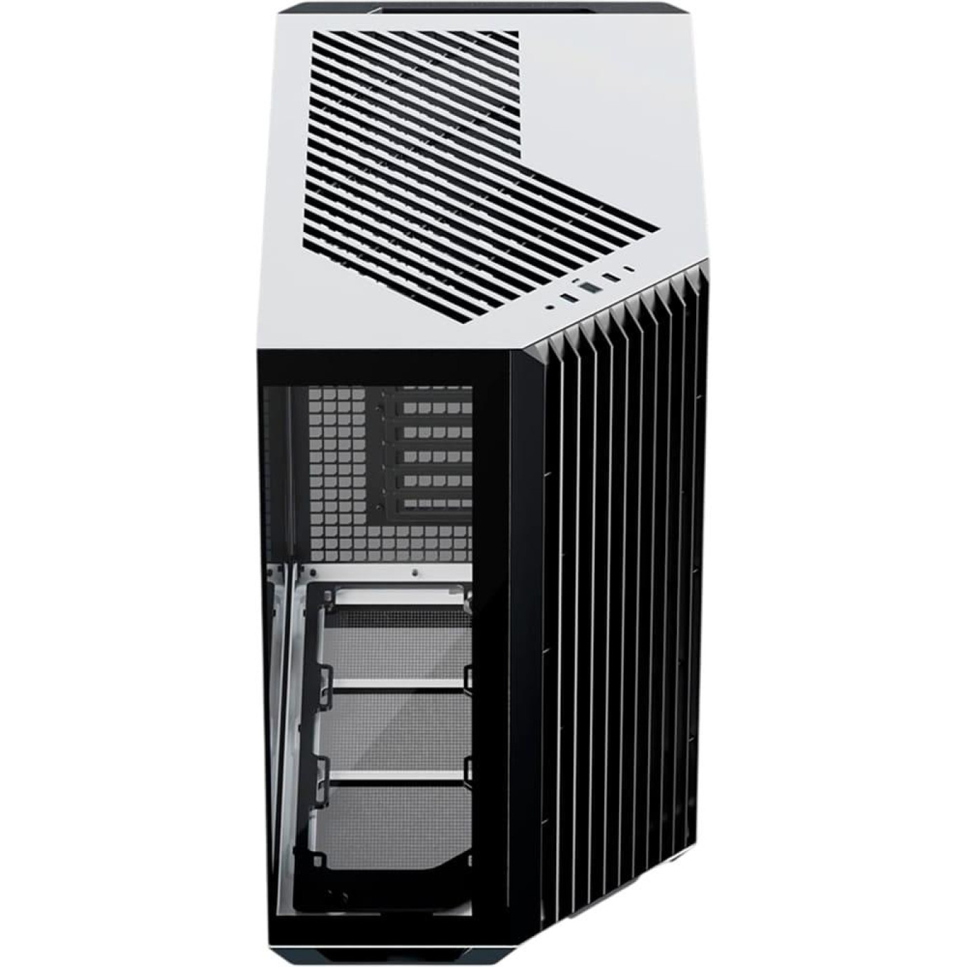 Корпус APNX V1 Tempered Glass без БП Black/White (APCM-VI01003.M1)