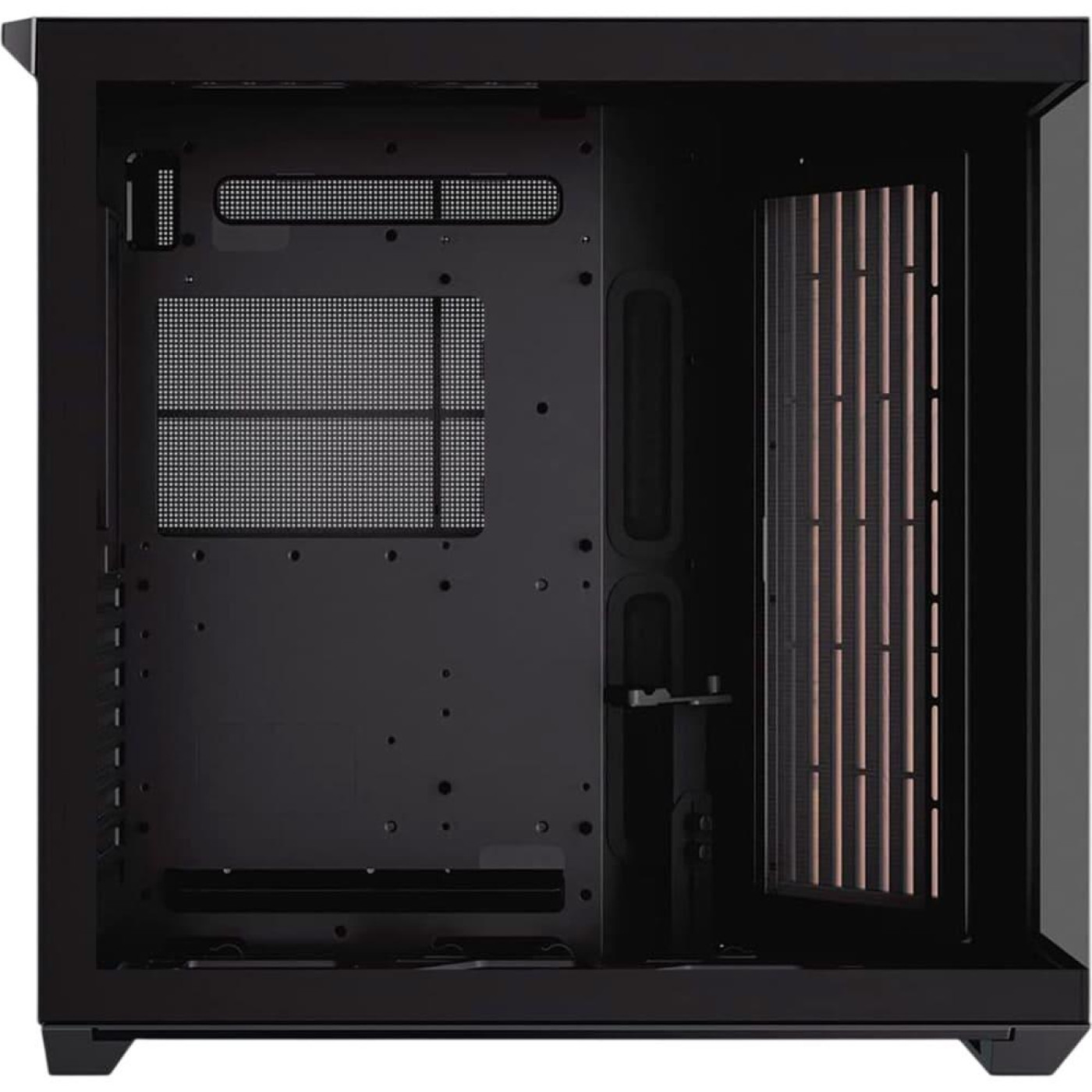 Корпус APNX V1-W Tempered Glass без БП Black/Wood (APCM-VI01103.11)