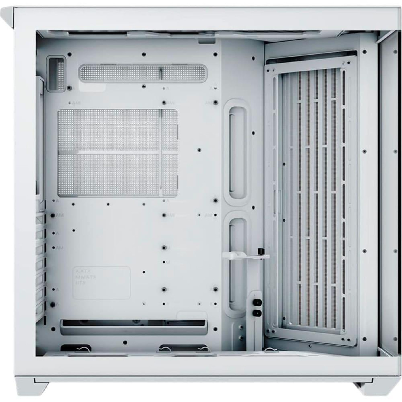 Корпус APNX V1-W Tempered Glass без БП White/Wood (APCM-VI01103.21)