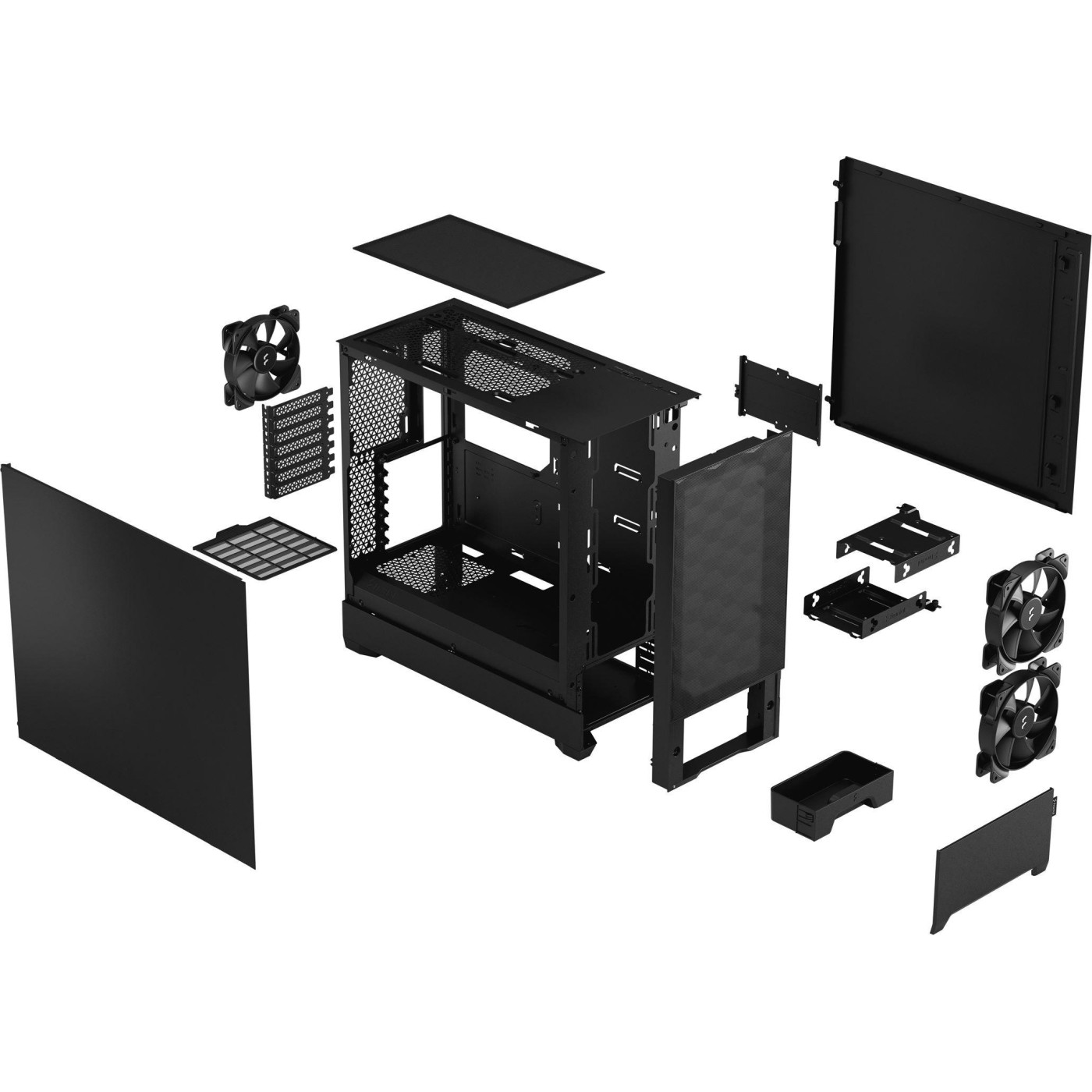 Корпус Fractal Design Pop Air Black Solid (FD-C-POA1A-01) Без БП